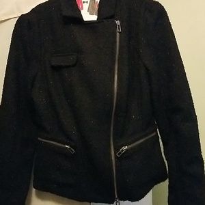 Glitter moto jacket